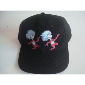 DR SEUSS TWO THINGS 1997   SNAPBACK    CAP VINTAGE 00S 90S Y2K  HAT S4